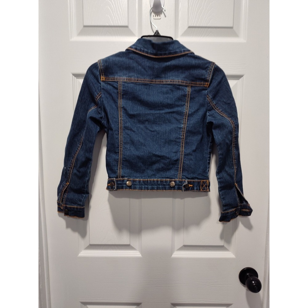 Revolution by Revolt Girls Jean‎ Size Medium Denim Jacket Farm & Fleet Trucker - Picture 2 of 9